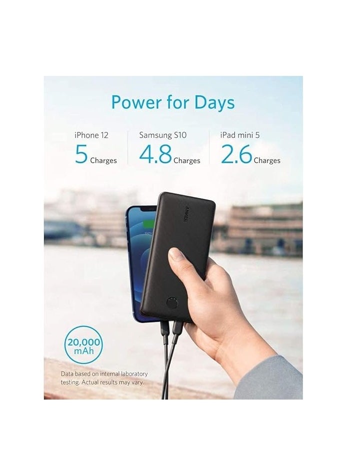 Generic Powercore Metro Essential 20000 Pd Portable Charger, 20000Mah USb-C Power Bank With 20W Power Delivery, Compatible With Iphone 12/12 Pro / 12 Pro Max / 8 / X/Xr, Samsung, Ipad Pro 2018, And More  - Image 3