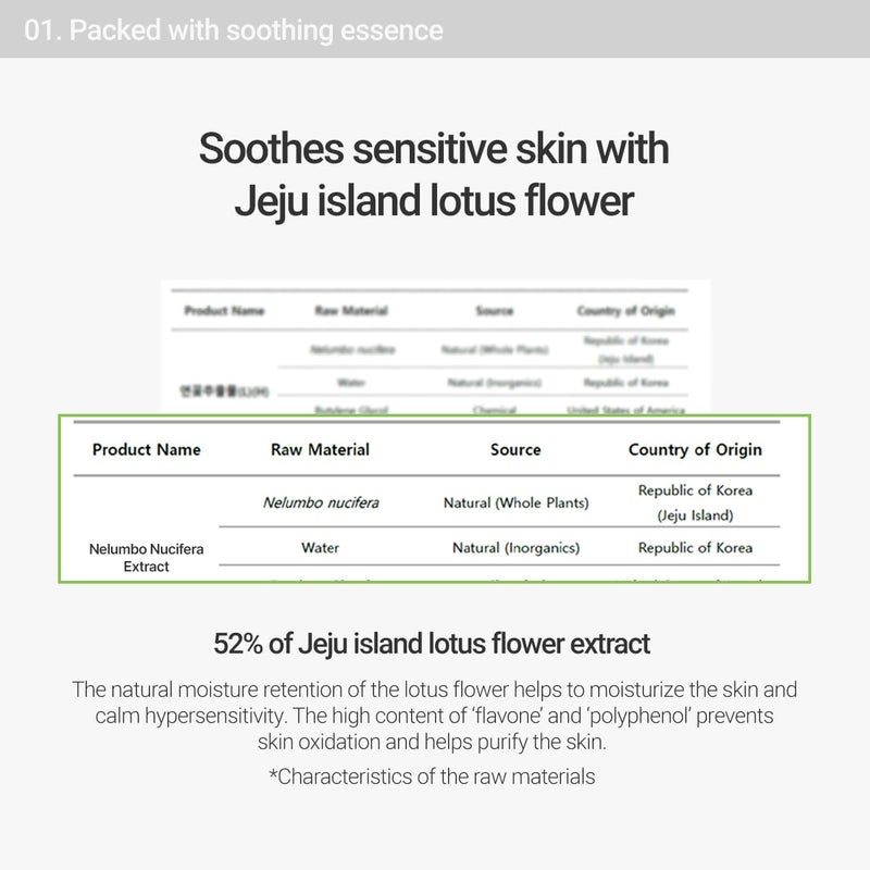 ROVECTIN Calming Lotus Sheet Mask | Soothing Face Mask for Sensitive Skin â€“ Hydrating, Calming, Barrier Repair & Redness Relief with Lotus Extract - Image 5