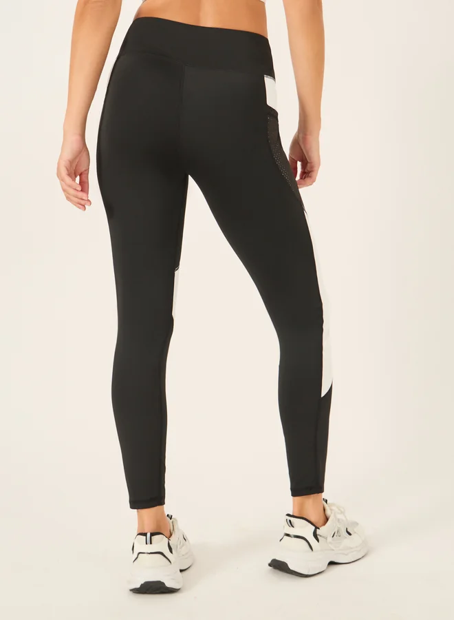 Styli Styli Color Block Pocket Detail Leggings