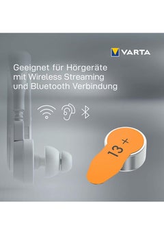 VARTA Hearing Aid Batteries, Yellow Type 13 , PR48 , 1.45V , 6 pes, Custom Made, high hearing level, mercury-free, Made in Germany  - Image 4