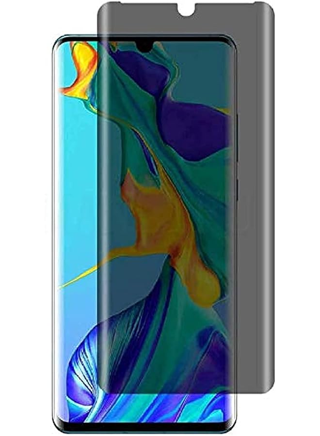 erorex Huawei P30 Pro Privacy Screen Protector Anti Spy Tempered Glass Film Case Friendly Bubble Free Anti Scratch - Image 1