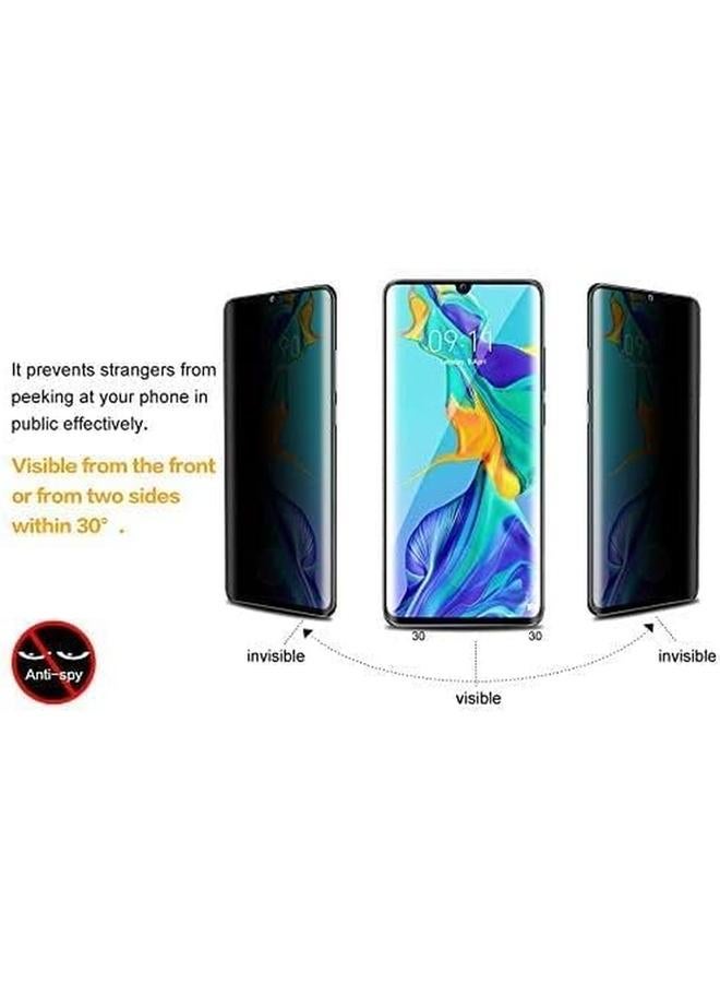 erorex Huawei P30 Pro Privacy Screen Protector Anti Spy Tempered Glass Film Case Friendly Bubble Free Anti Scratch - Image 2