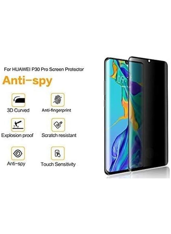 erorex Huawei P30 Pro Privacy Screen Protector Anti Spy Tempered Glass Film Case Friendly Bubble Free Anti Scratch - Image 3
