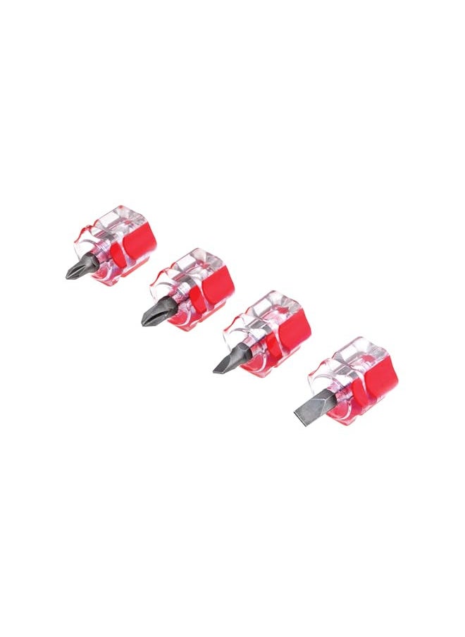 Performance Tool Performance Tool W80004 4 Piece Mini Stubby Screwdriver Set  - Image 1
