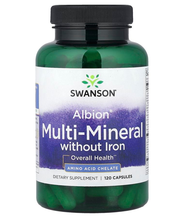 Albion® Multi-Mineral without Iron 120 Capsules