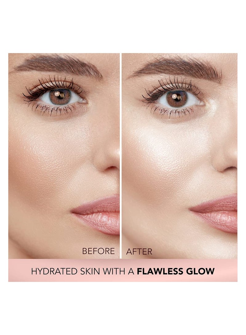 Faces Canada Strobe Cream - Peach, 30ml | Primer + Highlighter + Moisturizer | Shea Butter & Hyaluronic Acid | Intense Hydration | Flawless Radiant Dewy Skin | Illuminating & Glowing Makeup Base - Image 2