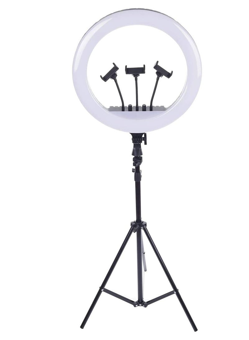 LED Ring Light MF-22 – Soft Multi-Mode Lighting with 360° Rotation, Ideal for Streaming, Makeup & Photography - Image 1