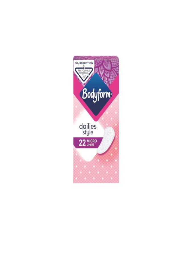 Bodyform Pantyliners Micro 22 per Pack Case of 4 - Image 5