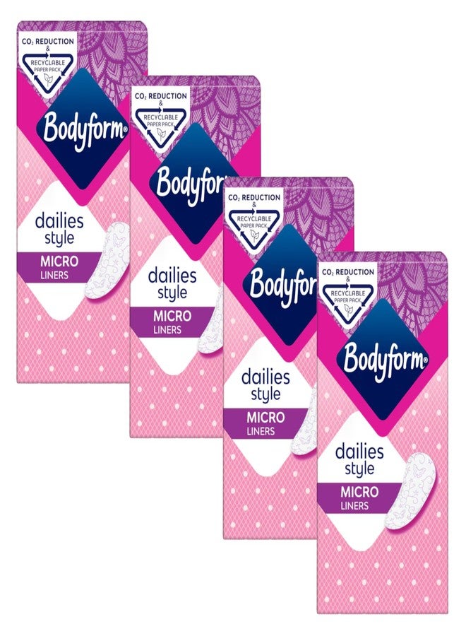 Bodyform Pantyliners Micro 22 per Pack Case of 4 - Image 1