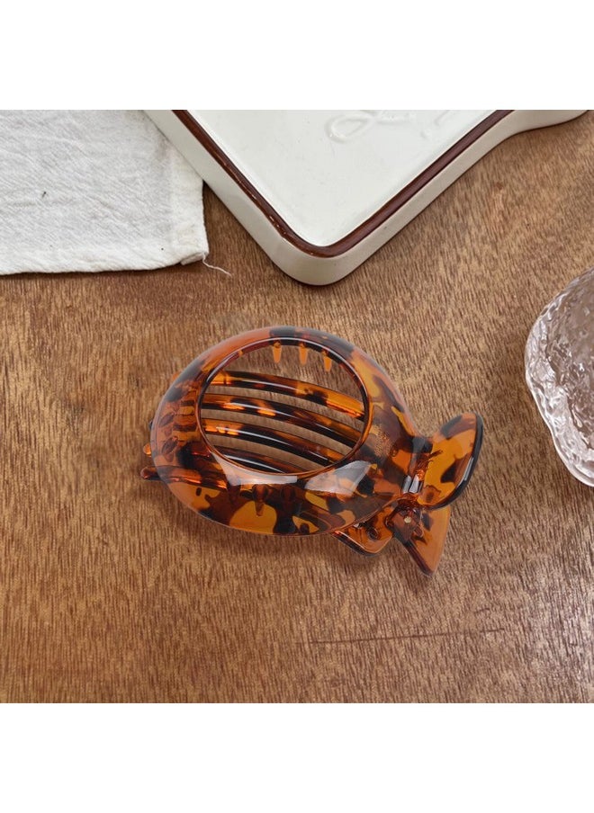 AEGYPIUS AEGYPIUS Hair Clip for Women, Flat Hair Clips for Thin Hair, Small Hair Claw, Dark Brown, Strong Grip, Compact and Lightweight, Ideal for Travel, Modern Women  - Image 5