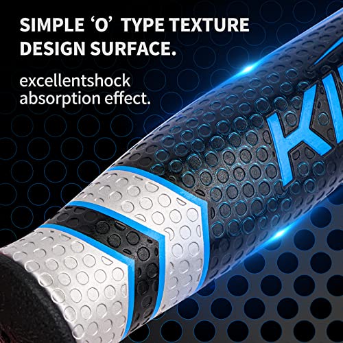 KINGRASP Lightweight and Comfortable Golf Grips | Advanced Texture Control and High Feedback Golf Putter Grips/Oversized, 2.0/3.0 Putter Grip (black blue：2.0) - Image 4