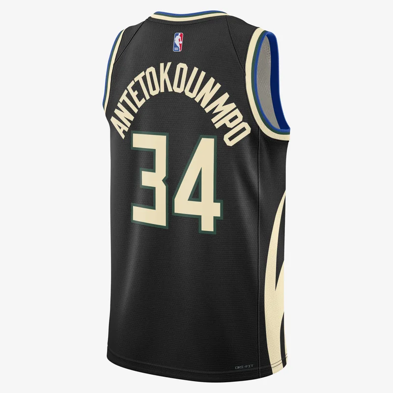 Jordan Men's NBA Milwaukee Bucks Statement Edition Dri-FIT Swingman Jersey
