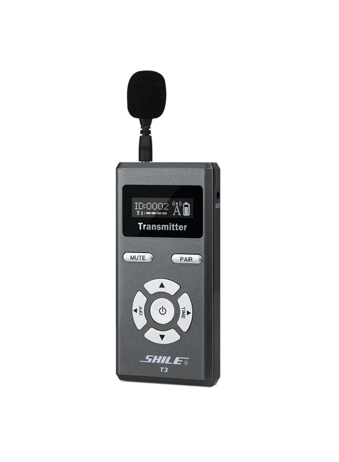 Shile Wireless Tour Guide System, One-to Headphones, Tour Guide For Scenic Areas And Museums, Teaching And Conference Reception Host Interpretation System, T3/r3 [delivered From Beijing Warehouse] - Image 2