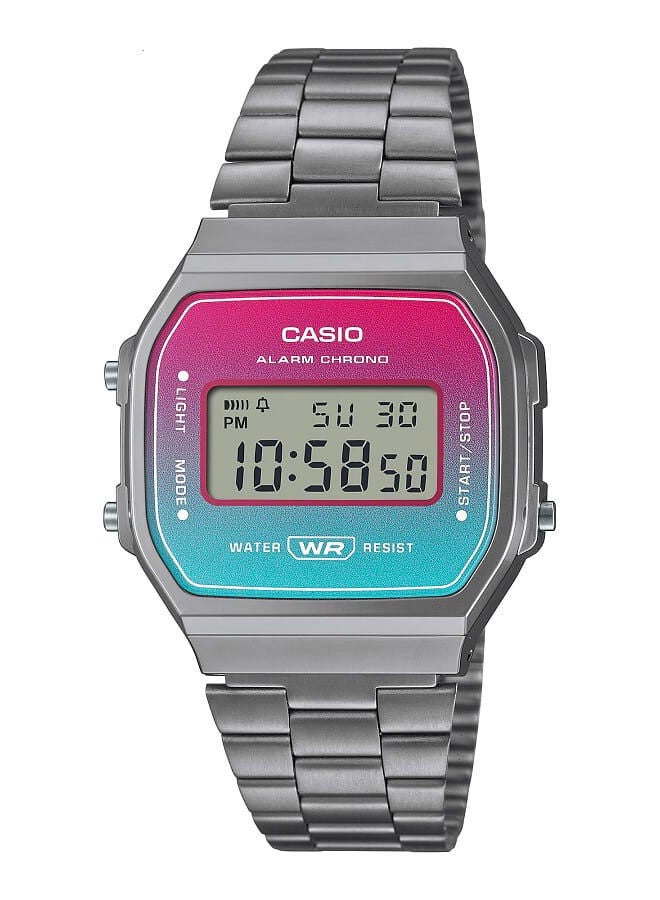 CASIO ساعة يد رقمية من الستانلس ستيل A168WERB-2ADF - Image 1