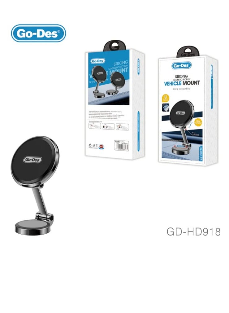 جو-ديز حامل سيارة مغناطيسي GD-HD918 يدور 360 درجة - Image 1