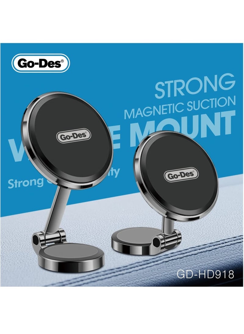 جو-ديز حامل سيارة مغناطيسي GD-HD918 يدور 360 درجة - Image 3