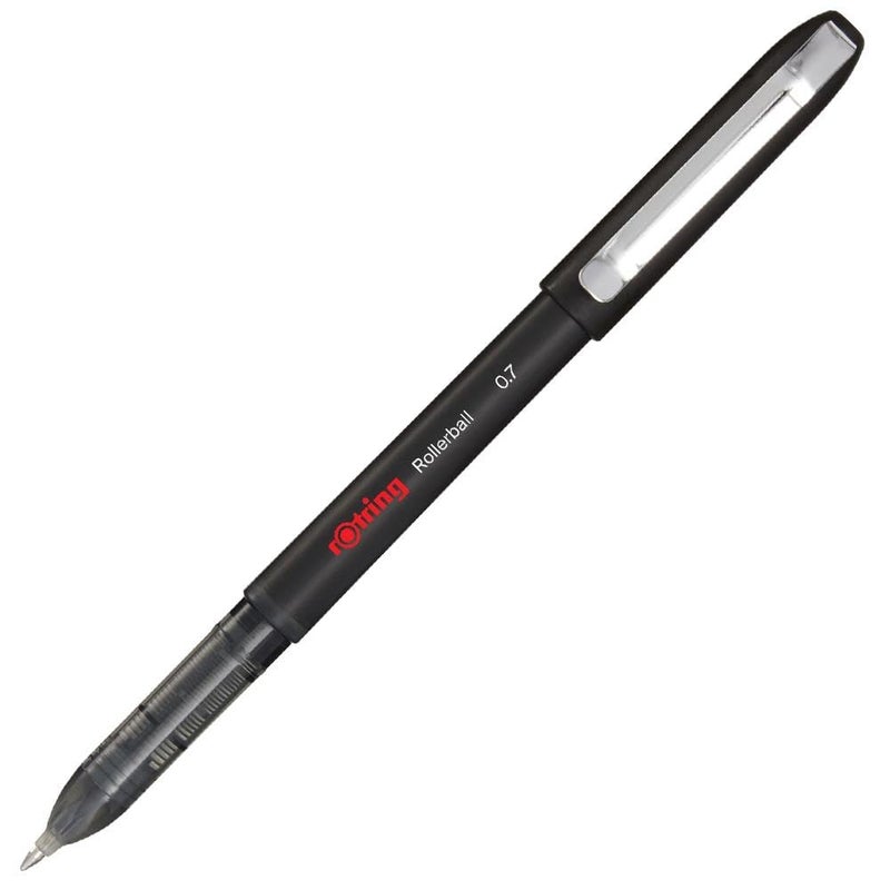 rOtring Rollerball Pen Fine Point 07 mm for Clear Writing Black Ink 12 Count - Image 2