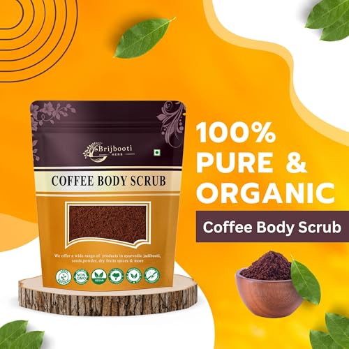 BrijBooti Coffee Powder Scrub For Face & Body -(100 Gr) | Natural Coffee Powder For Skin Exfoliate, Deep Cleanse, Blackhead Remover, Glowing Skin, Anti Acne, De Tan Removal. - Image 5