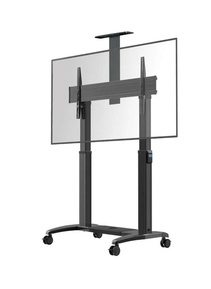 Motorized TV Stand, Supports 75" - 120" Flat Screens, 136.4kg/300lbs Load Capacity, VESA 1000x600mm, Heavy-Duty Mobile TV Floor Stand with Wheels, Remote or Touch Control, 19.7" Upright Adjustment, Black | TF-T100 - pzsku/ZAD9E7760CA1919E4544DZ/45/_/1736764221/30372596-84fc-473d-b440-0622ed5836dc