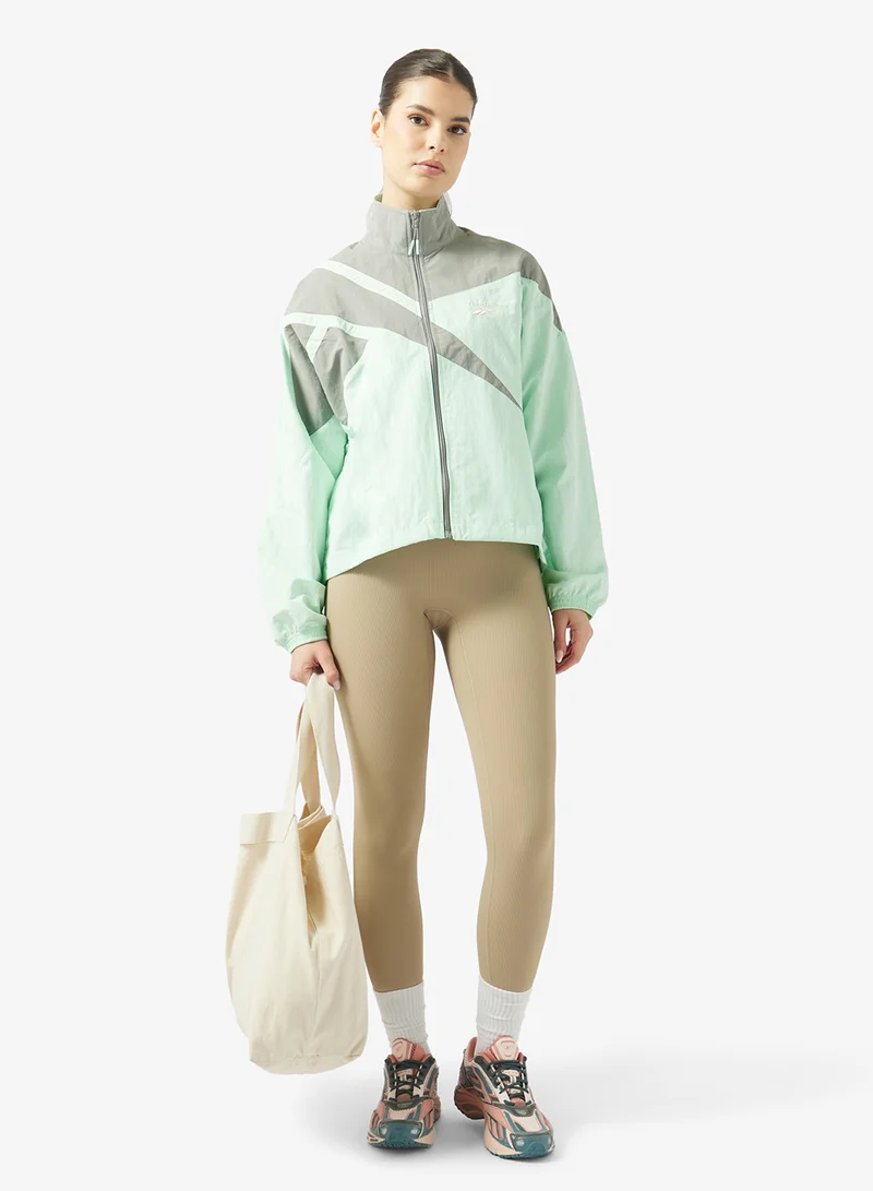 Reebok Inverted Aqua/Grey 3 Women'S Icon Open Hem Tracktop for Women | Best Price UAE