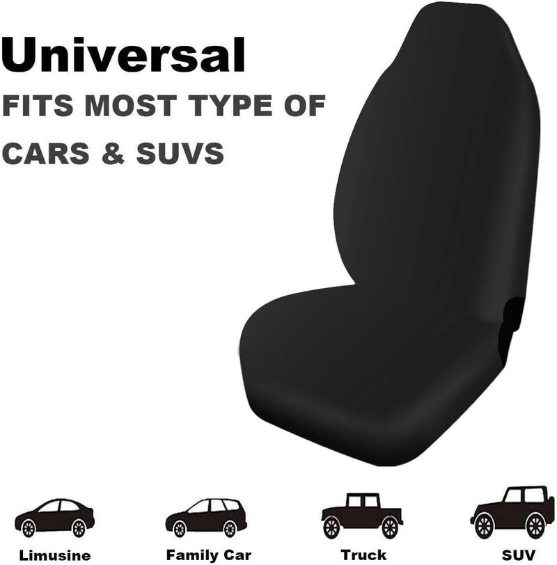 Semtomn Set of 2 Car Seat Covers with Bat Design - Universal Fit for Cars, SUVs, and Trucks - Image 5