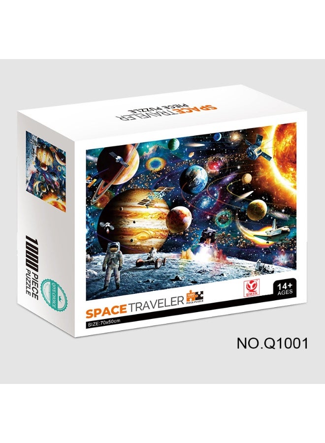 1000 قطعة بازل لوحة زيتية للألوان الطبيعية - Image 1