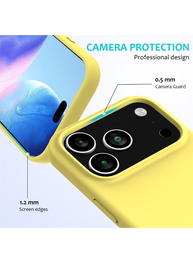 Houmt iPhone 17 Pro Max Case Soft Silicone Slim Thin Protective Phone Cover with Inner Microfiber Lining For iPhone 17 Pro Max 6.9-inch - Image 3