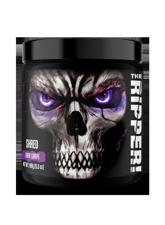JNX Sports The Ripper! Fat Burner Pre-Workout Dark Grape – 30 Serves Thermogenic Formula + Appetite Suppressant L-Carnitine, Taurine & Raspberry Ketones - Image 1