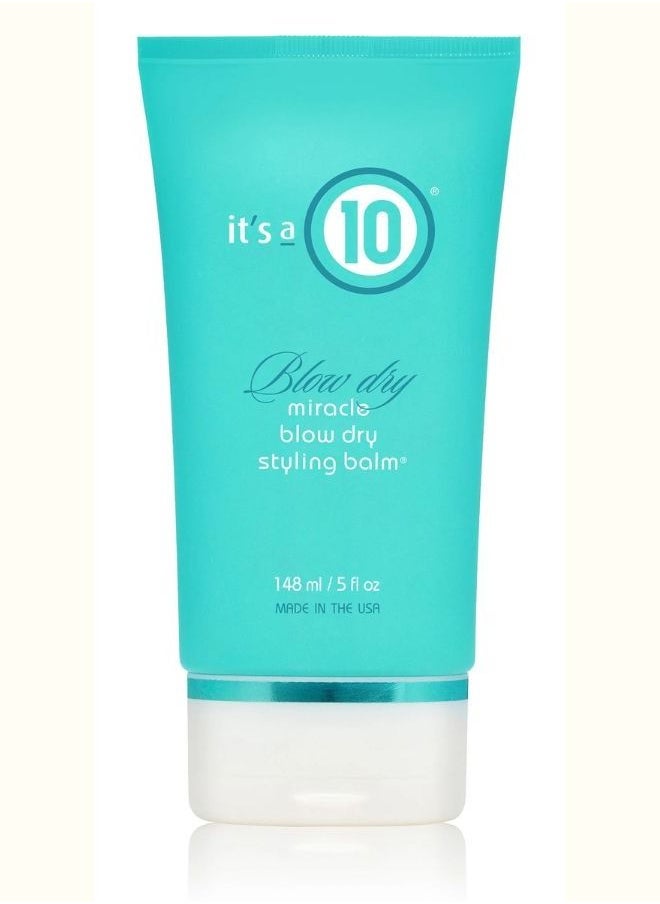 It's a 10 Miracle Blow Dry Styling Balm, Silky, Shiny Hair, Frizz Free Styling, Salon Quality Results Hair Protection from Heat  - Image 1
