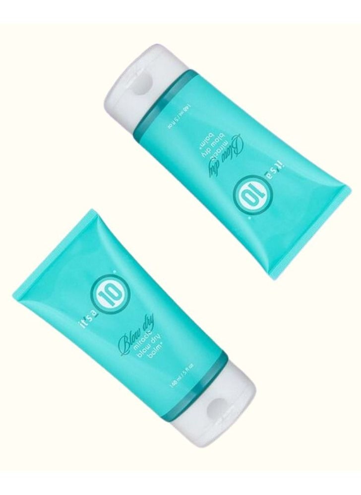 It's a 10 Miracle Blow Dry Styling Balm, Silky, Shiny Hair, Frizz Free Styling, Salon Quality Results Hair Protection from Heat  - Image 2