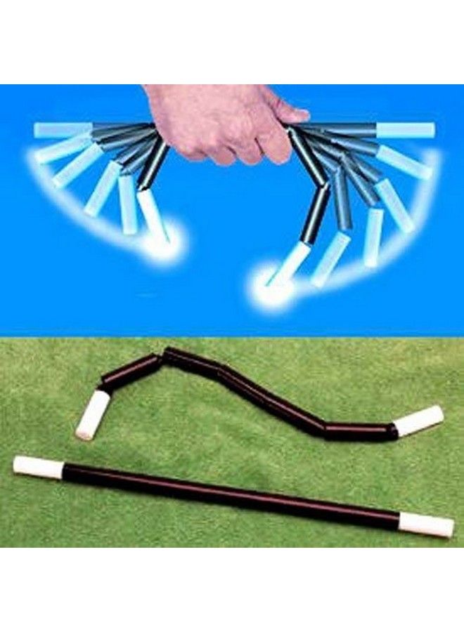 MilesMagic Magician'S Instant Breakaway Wand Gimmick Shiny Plastic Strip 12'' Straw Tip Magic Trick Black - Image 2