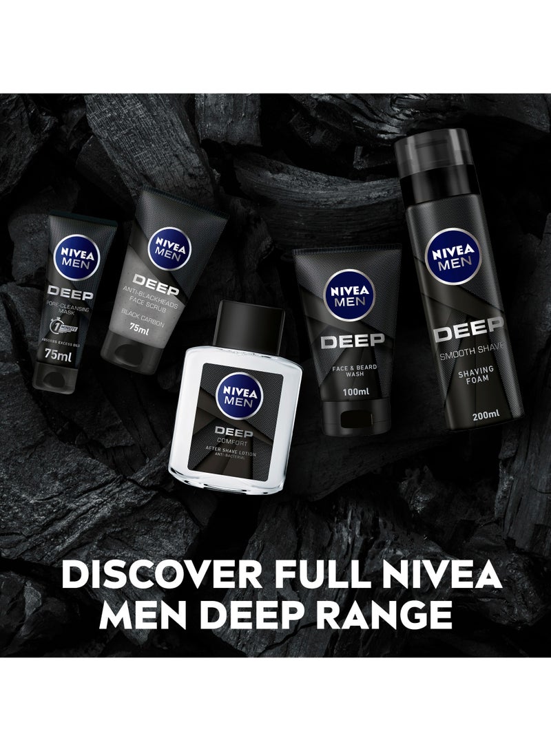 Nivea رغوة حلاقة عميقة ناعمة مضادة للبكتيريا كربون أسود عبوة من 2 - Image 5