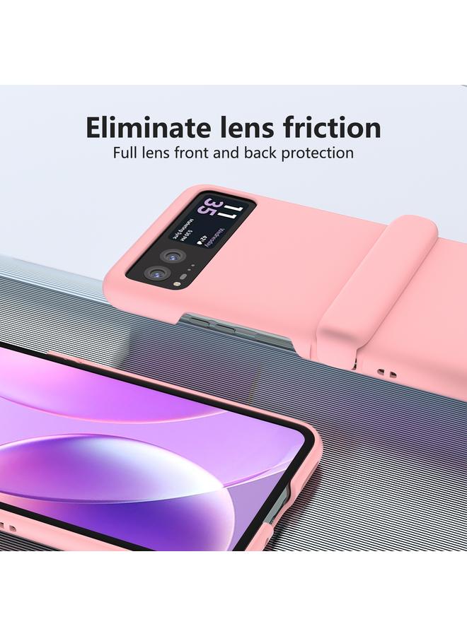 S-TOP Case For Motorola Razr 40 3 in 1 Skin Feel PC Phone Case with Hinge - Image 4