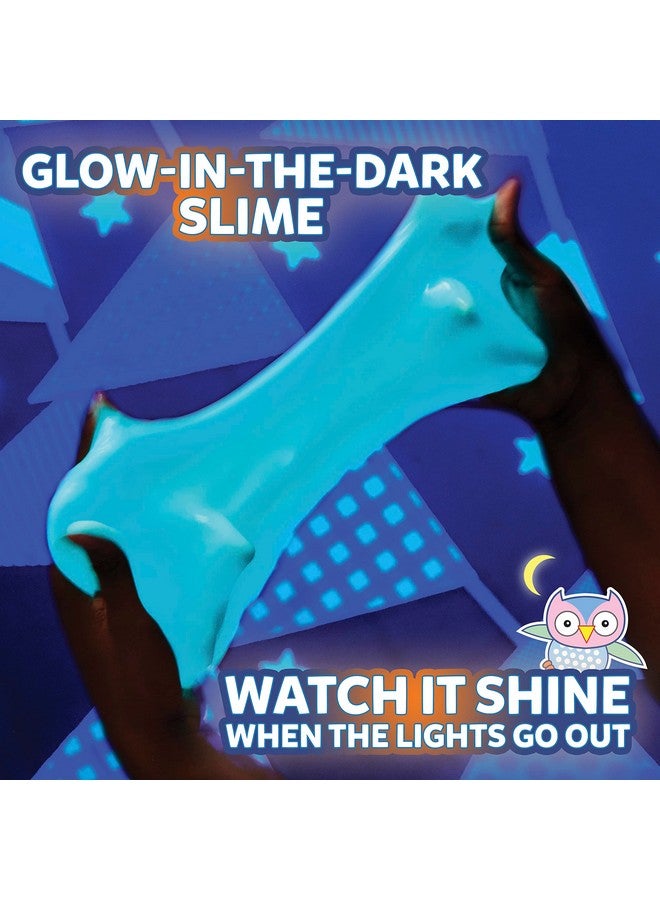 إلمرز سلايم جاهز من إلمر، عبوة متنوعة، تتضمن سلايم شفاف، سلايم متوهج في الظلام، سلايم مقرمش، 4 قطع - Image 4