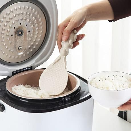 SUNBEET Rabbit Handle Non Stick Silicone Rice Serving Shovel | Kitchen Utensil Rice Spoon | Rice Cooker Shovel Kitchen Tool (Pack of 2, Color: Multi) - Image 2