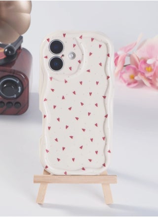 Simple Wave Design Phone Case for iPhone 16 Plus  , Wavy Frame Soft TPU Aesthetic Phone Cover - pzsku/ZAD9F2AD8C2EAD86BA878Z/45/1741595476/2288600d-eeef-4719-8fad-f8abcc313968