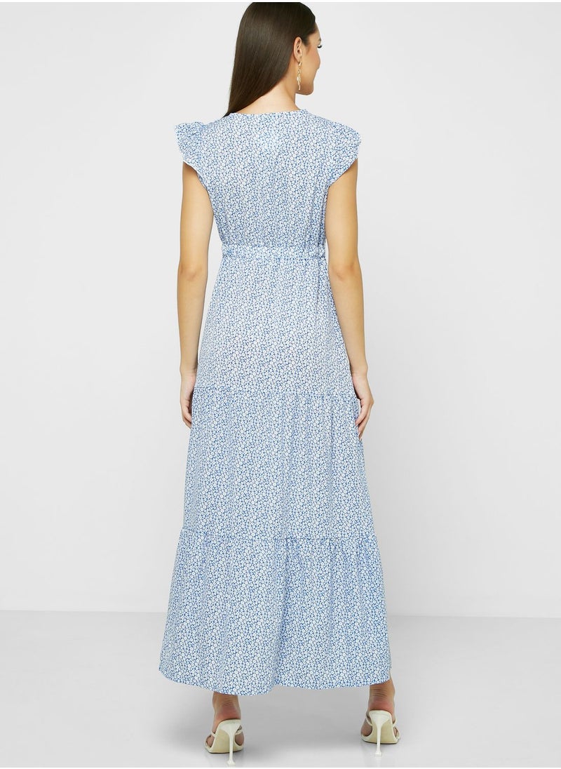 ELLA - Printed Tier Dress - Image 1