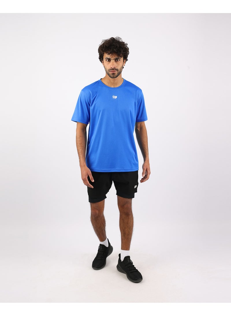 أتوم تيشيرت رياضي رجالي Atum Prime Fit أزرق - Image 3