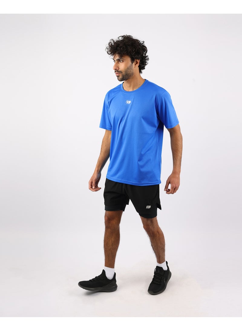 أتوم تيشيرت رياضي رجالي Atum Prime Fit أزرق - Image 5