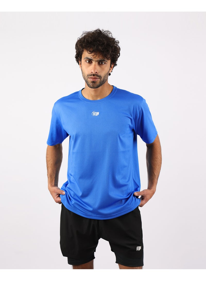 أتوم تيشيرت رياضي رجالي Atum Prime Fit أزرق - Image 1