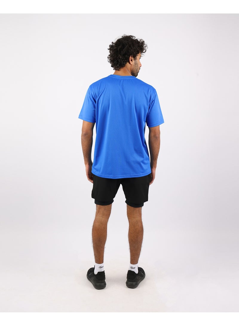 أتوم تيشيرت رياضي رجالي Atum Prime Fit أزرق - Image 4