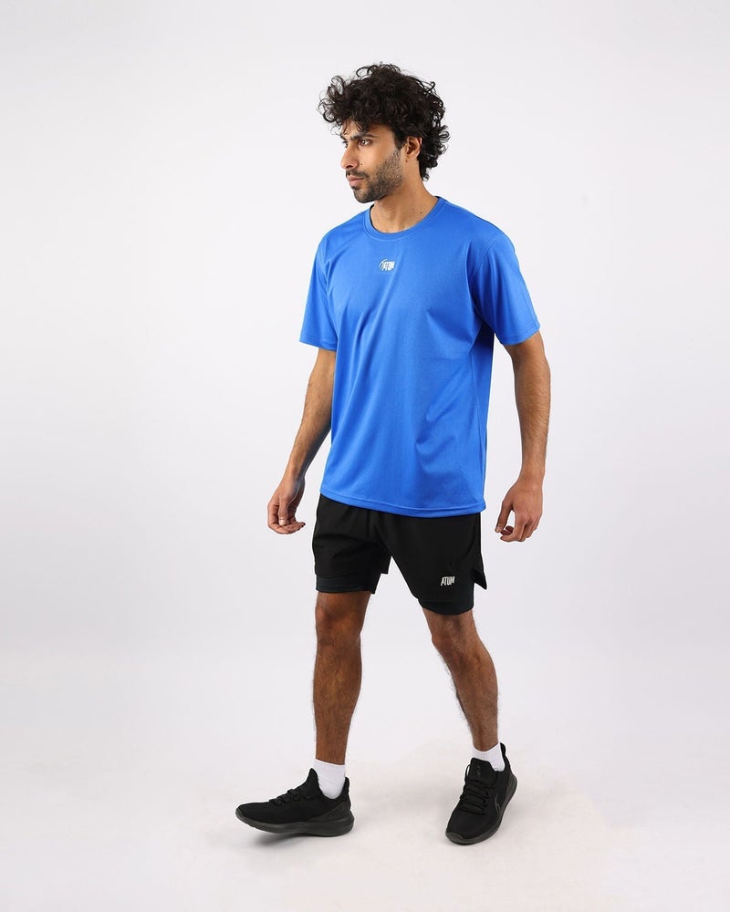ATUM Men's Prime Fit Men's Blue T-Shirt - Image 3