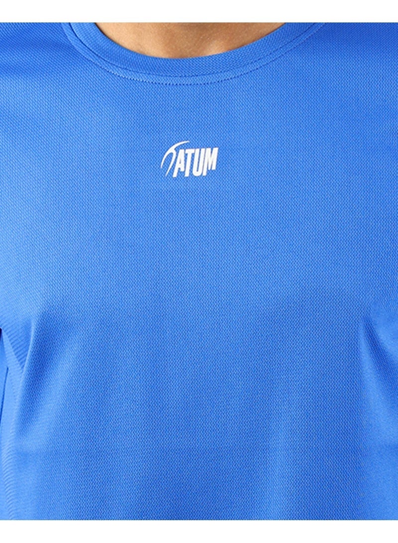 ATUM Men's Prime Fit Men's Blue T-Shirt - Image 5