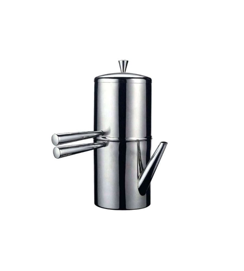 Ilsa Stainless Steel Neapolitan Drip Coffee Maker with Spout 9 Cup
