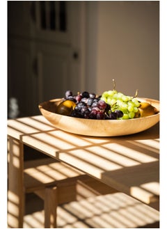 Egypt Antiques Wooden plate 40 cm, handmade from healthy wood, 100% natural colors from the heart of the tree  - Image 1