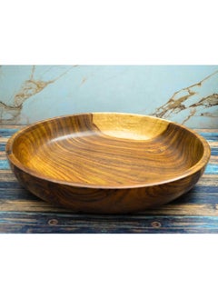 Egypt Antiques Wooden plate 40 cm, handmade from healthy wood, 100% natural colors from the heart of the tree  - Image 5