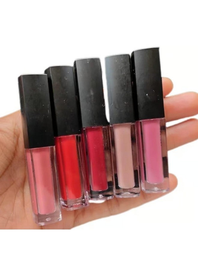 Ublic Travel Friendly & Long Lasting Pocket Lipstick Combo (Set of 5 Mini Lipsticks) Matte Finish - Multicolor - Image 2