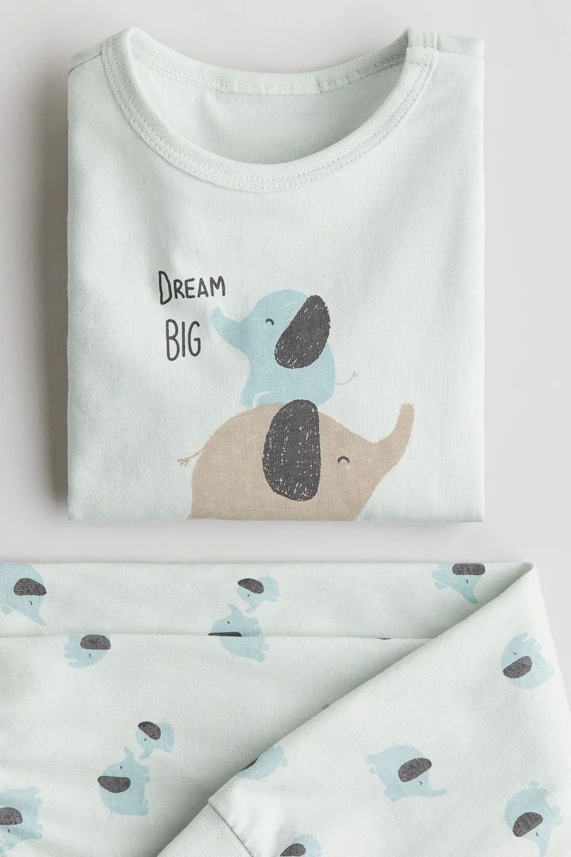 اتش اند ام Printed cotton pyjamas