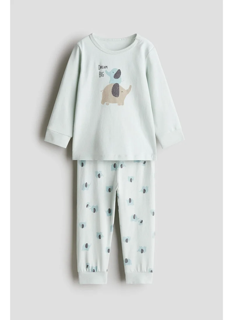 اتش اند ام Printed cotton pyjamas
