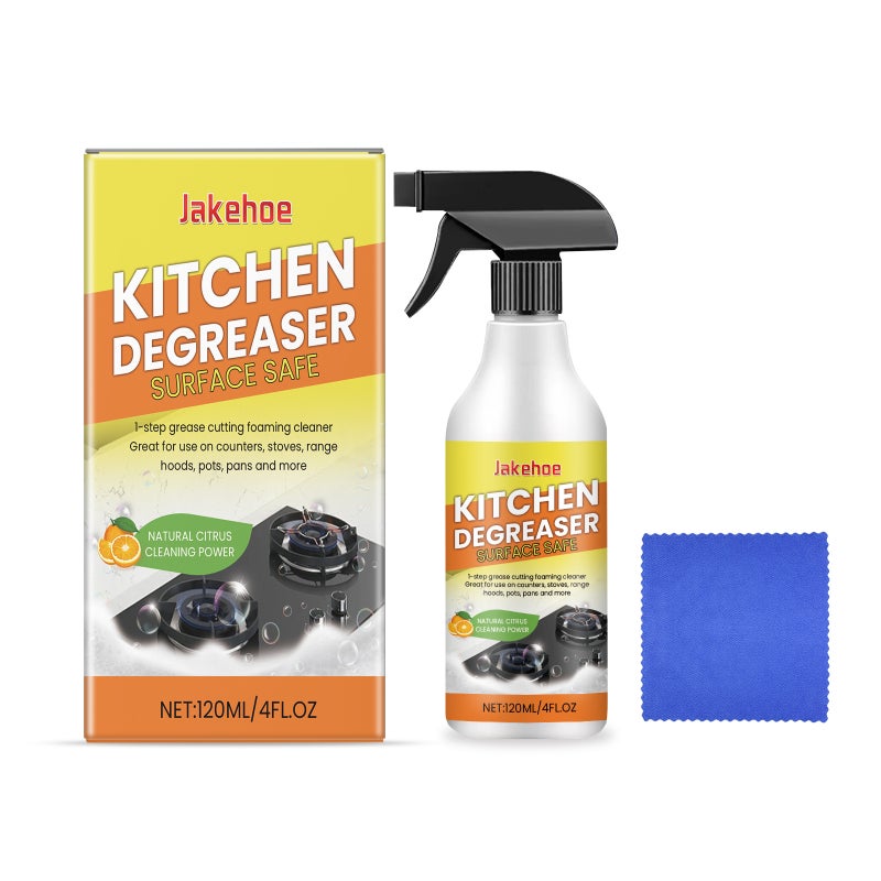 Jakehoe Kitchen Heavy Oil Stain Foam Cleaner Household Degreasing Kitchen Appliance Stain Cleaner - Image 1